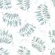 Watercolor Palm Toss - Aqua