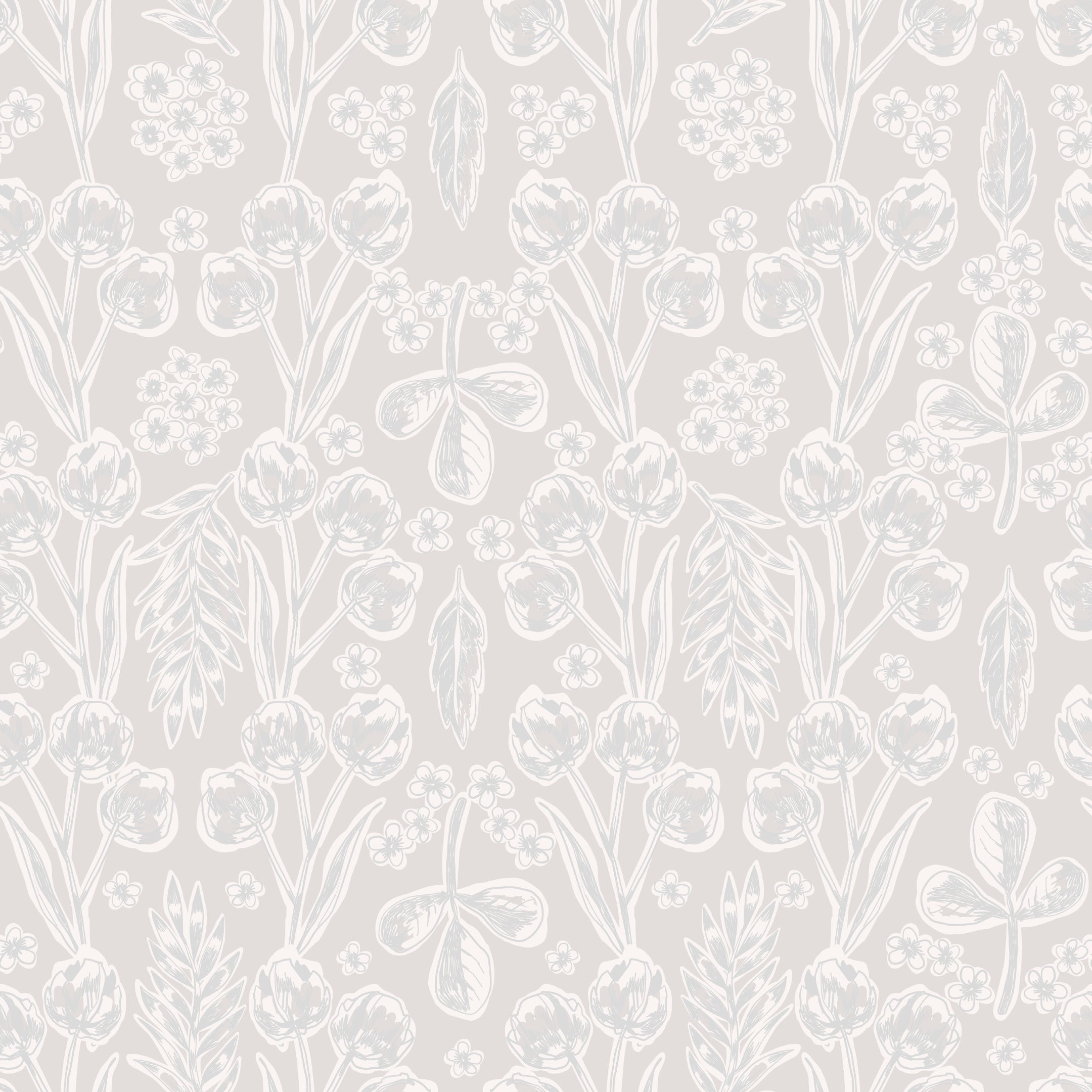 Doodle Damask - Earth