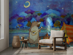 Bear Plays Banjo Camping