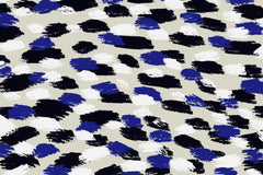 Wall mural Blue Strokes Square – fototapet med unikt motiv som skapar en inspirerande fondvägg