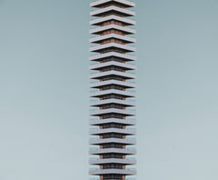 Wall mural Grey tower – fototapet med unikt motiv som skapar en inspirerande fondvägg