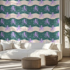 Playful Octopus Waves