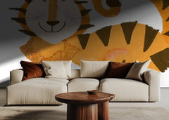 Friendly Cartoon Tiger