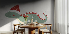 Cute Christmas Dinosaur