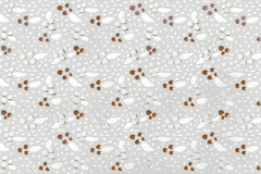 Wall mural Berries in Winter Square – fototapet med unikt motiv som skapar en inspirerande fondvägg