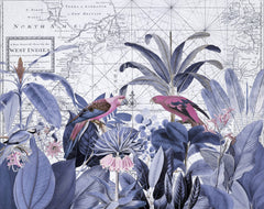 Wall mural Exotic Wildlife 6 2 – fototapet med unikt motiv som skapar en inspirerande fondvägg