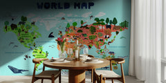 World map for kids