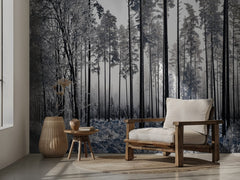 Winter Pine Trees II