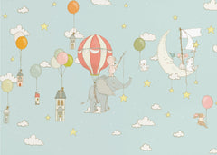 Flying Elephant Moon Boat
