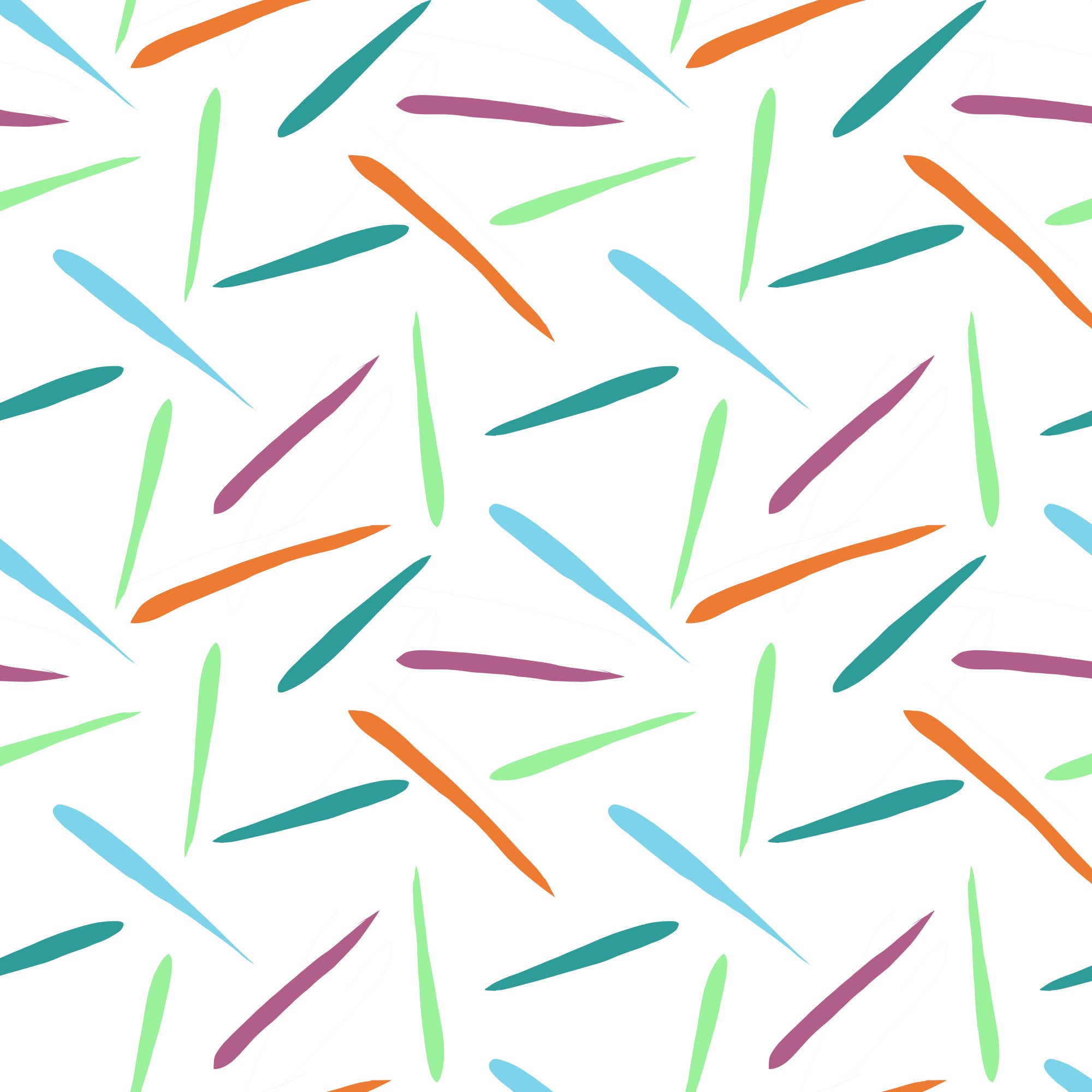 Falling Lines Multicolor Geometric