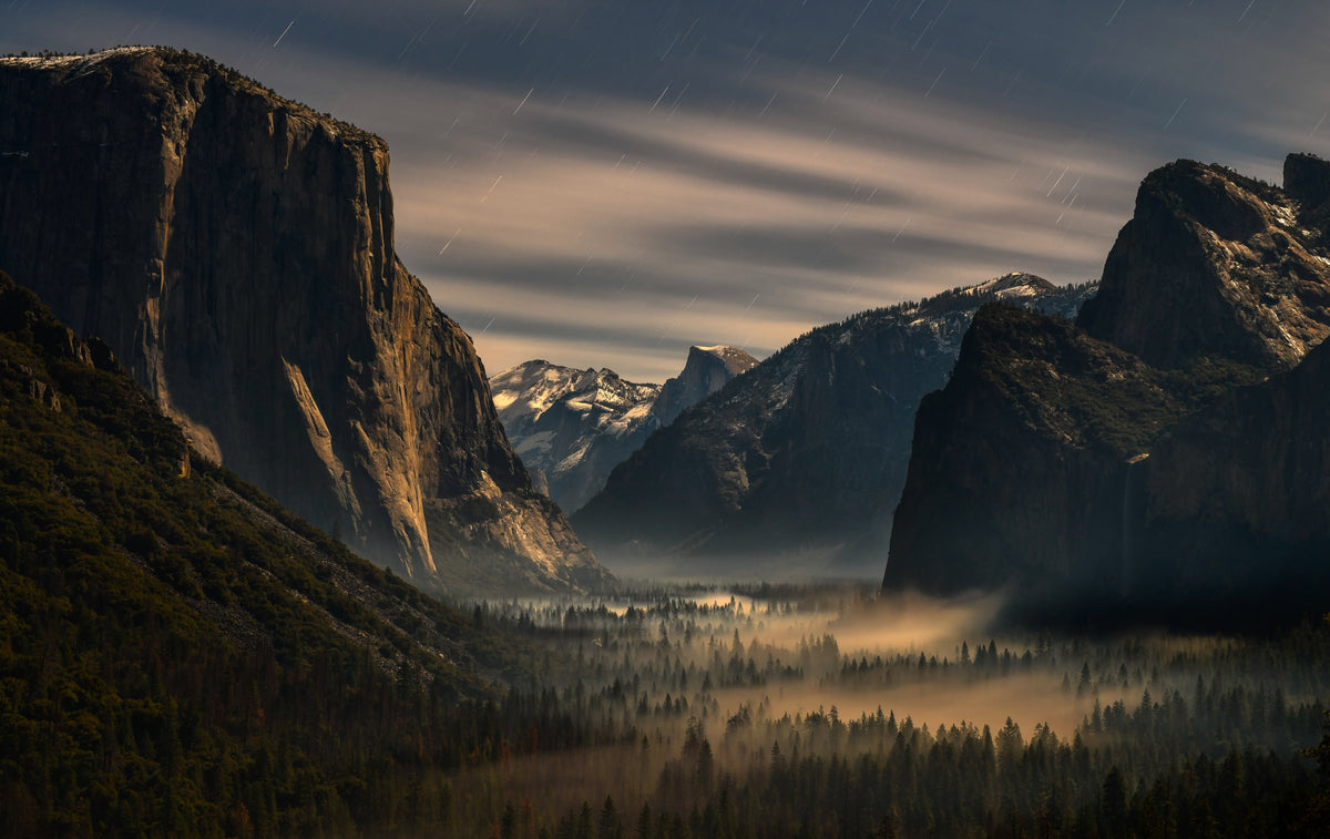 Tunnel View om natten