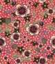 Springtime - Lipstick Red - Colourful floral wallpaper in red tones