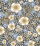 Springtime - Black Multi - Multi-colored floral wallpaper for any room