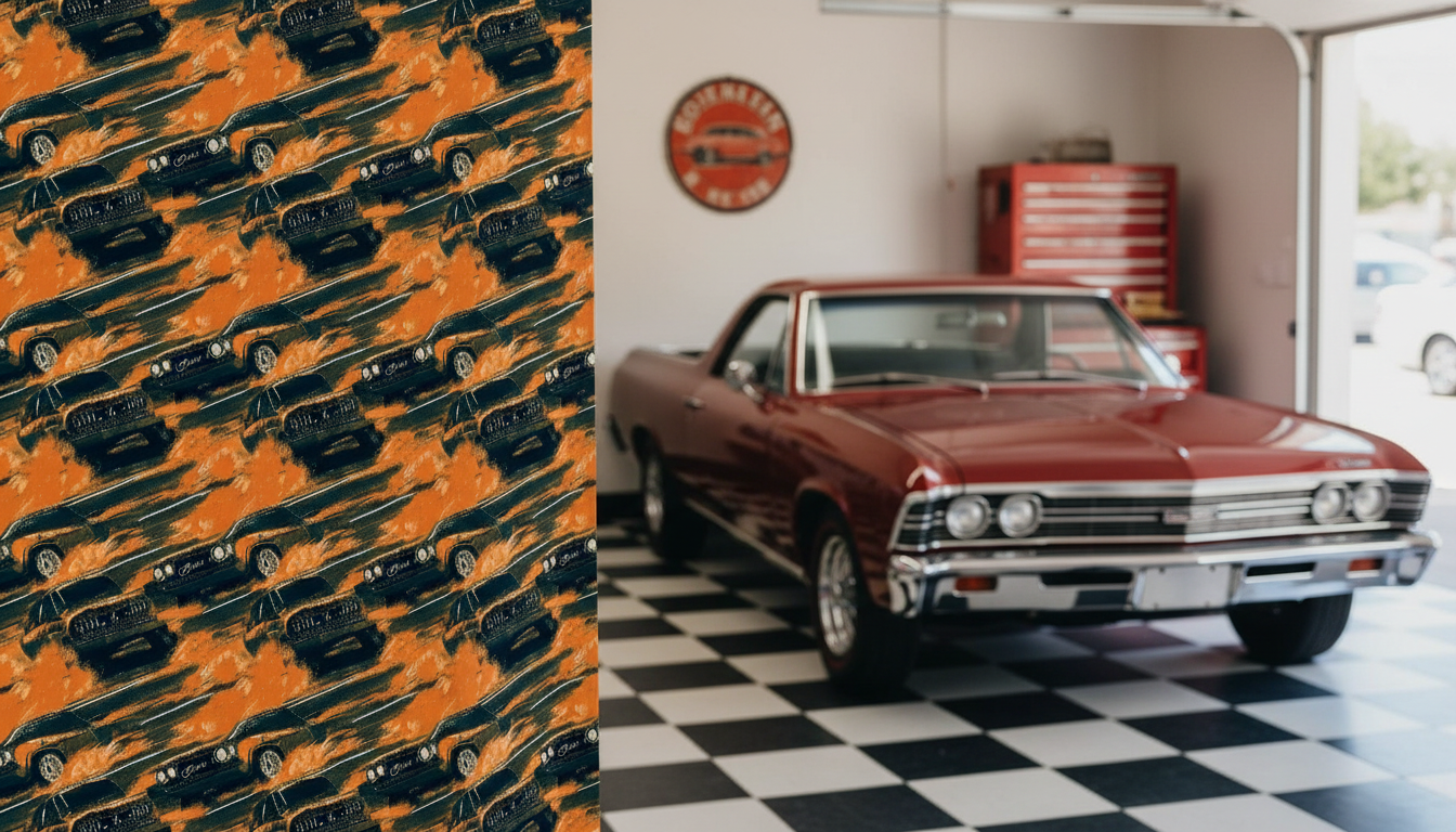 El Camino - Klassisk vintage-tapet för bilentusiasten