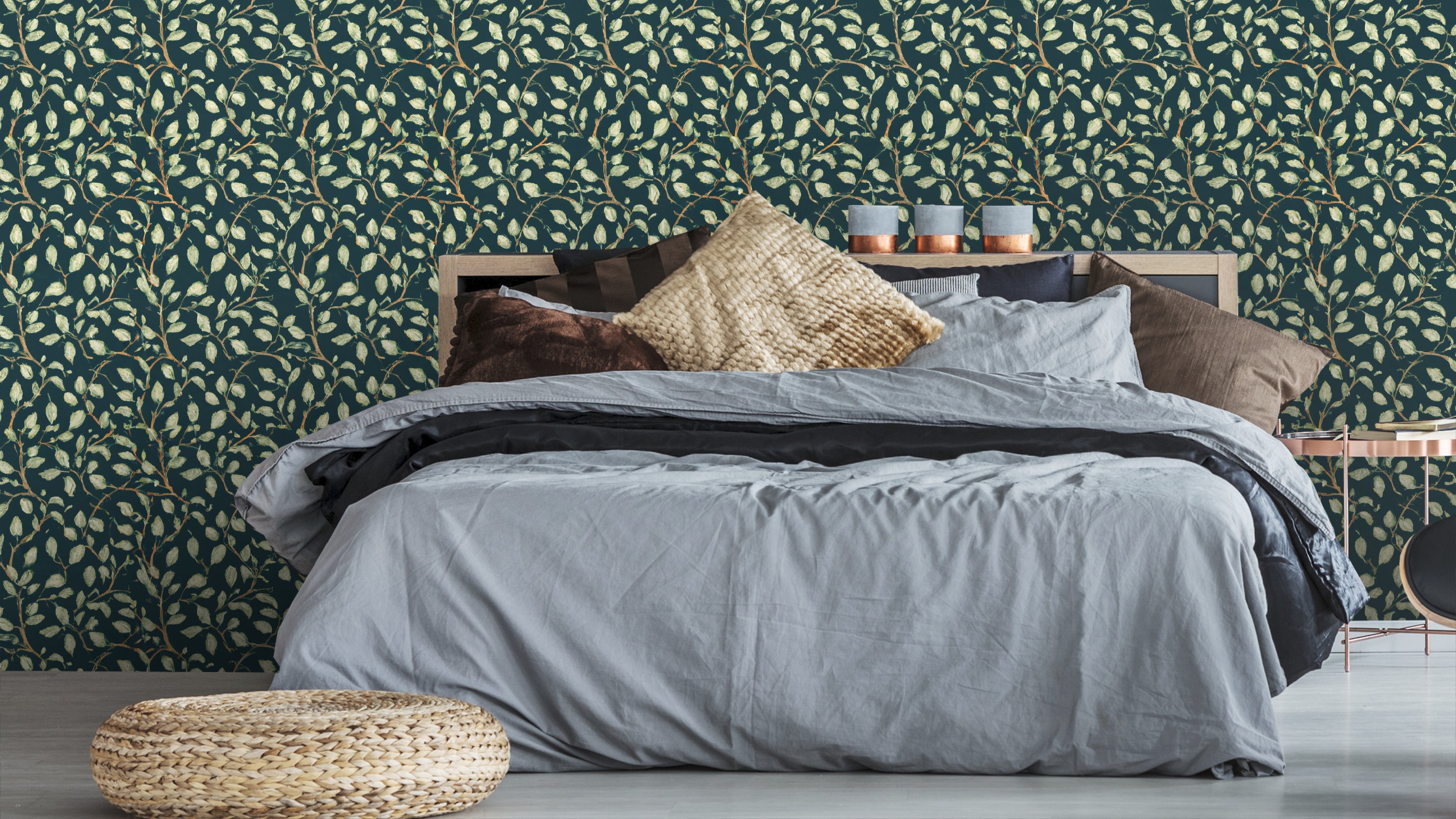 Reveal Wallpaper Nocciola - Pine Grön – kvalitetsprodukt för ett vackrare och mer hållbart hem