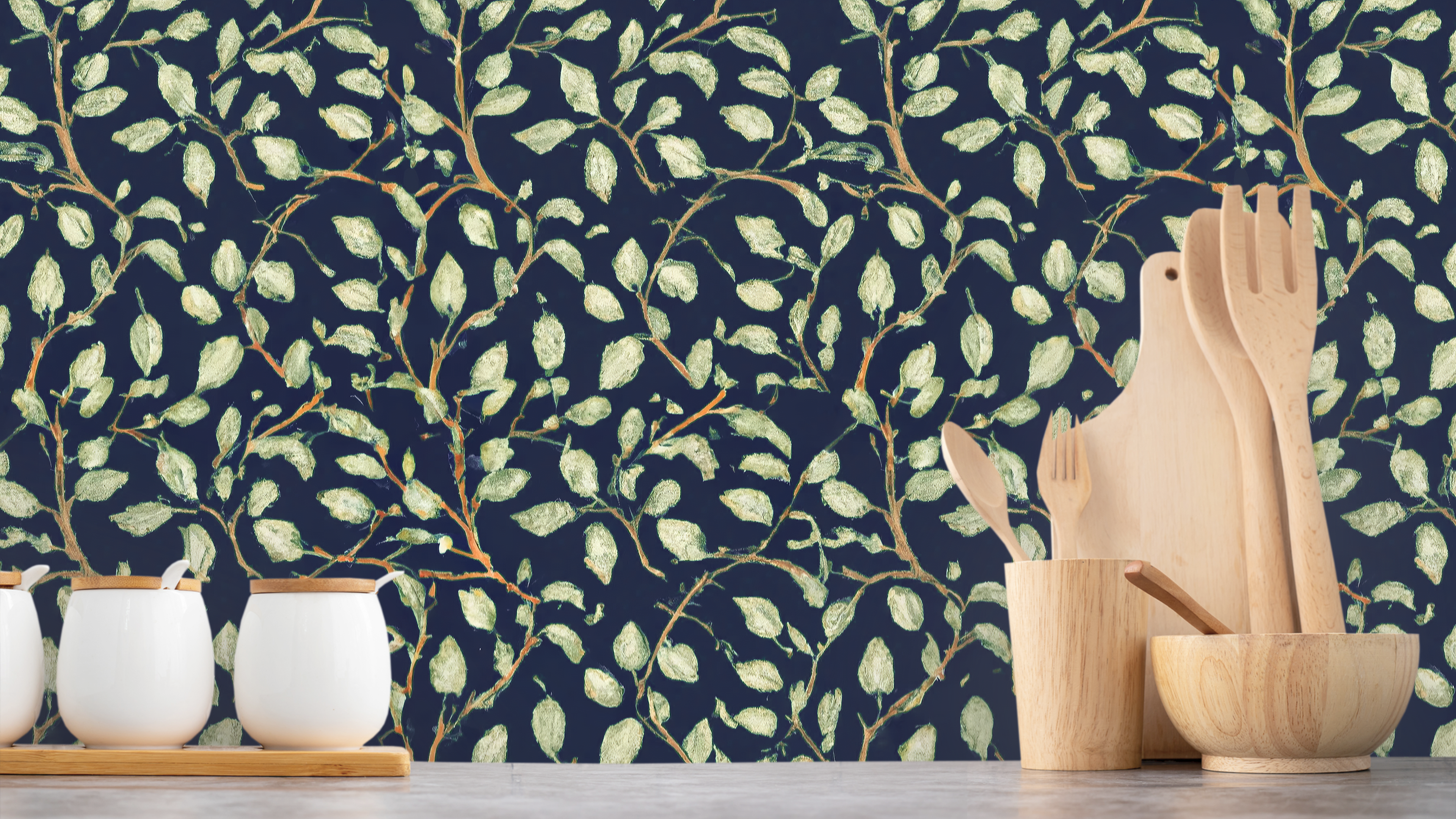 Reveal Wallpaper Nocciola - Mariana Blå – kvalitetsprodukt för ett vackrare och mer hållbart hem