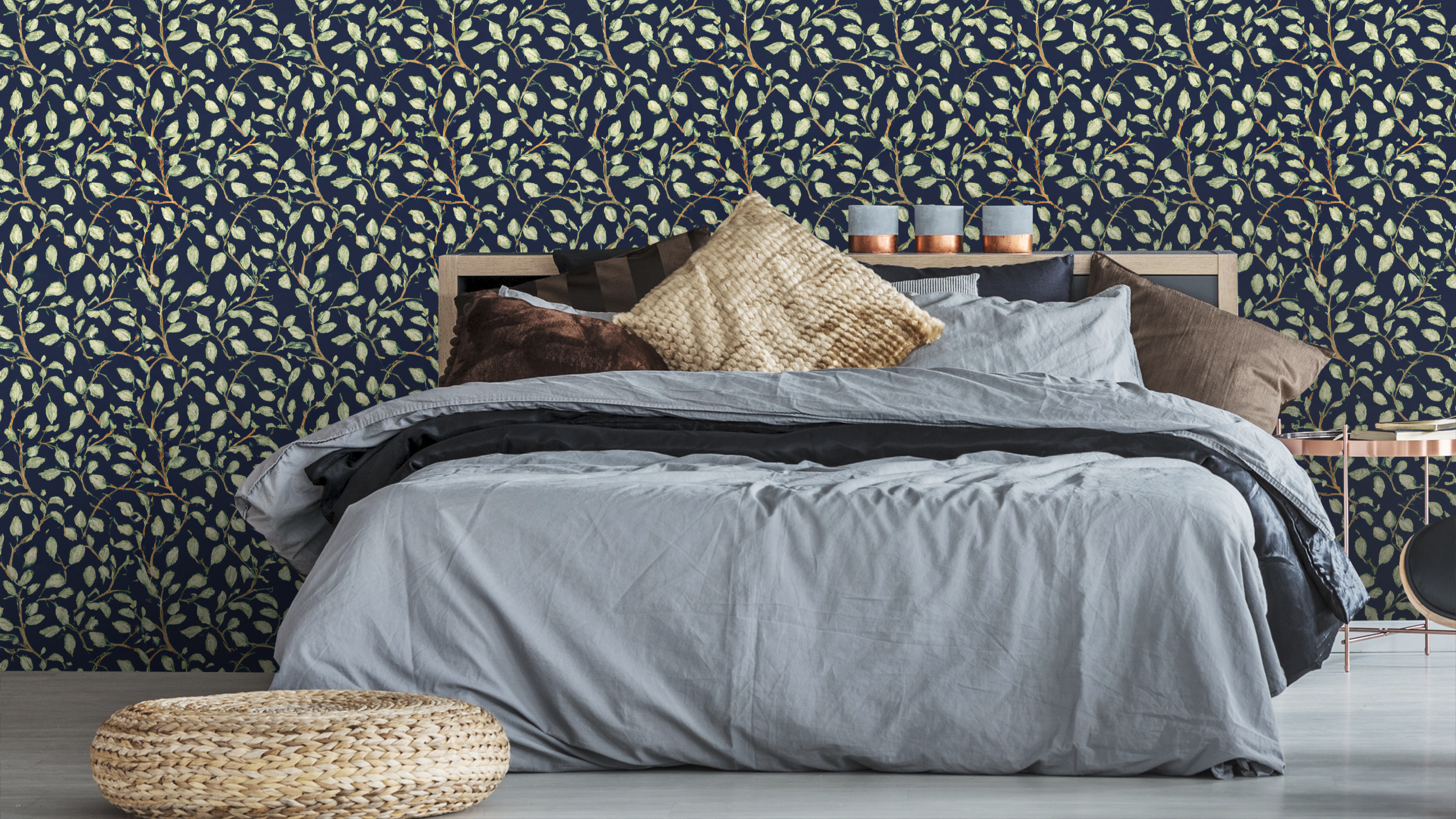 Reveal Wallpaper Nocciola - Mariana Blå – kvalitetsprodukt för ett vackrare och mer hållbart hem