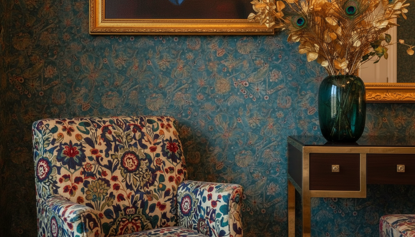 Floralies - Blå grapefrukt – Abstrakt konst för moderna hem