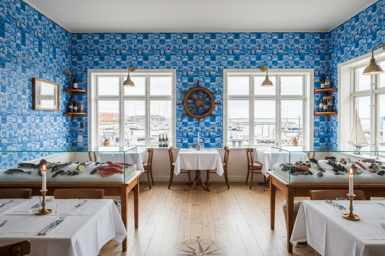 Jorden i byggsats - Blått kollage med världens alla hörn