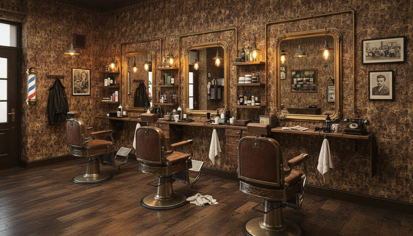 Steampunk - Industriell tapet med kugghjul och mekaniska detaljer