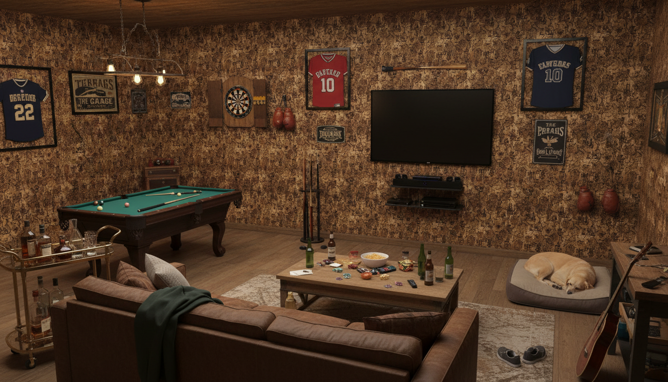 Steampunk - Industriell tapet med kugghjul och mekaniska detaljer