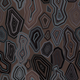 Agate Lava – Wallpaper with a retro large-scale pattern in warm brown tones