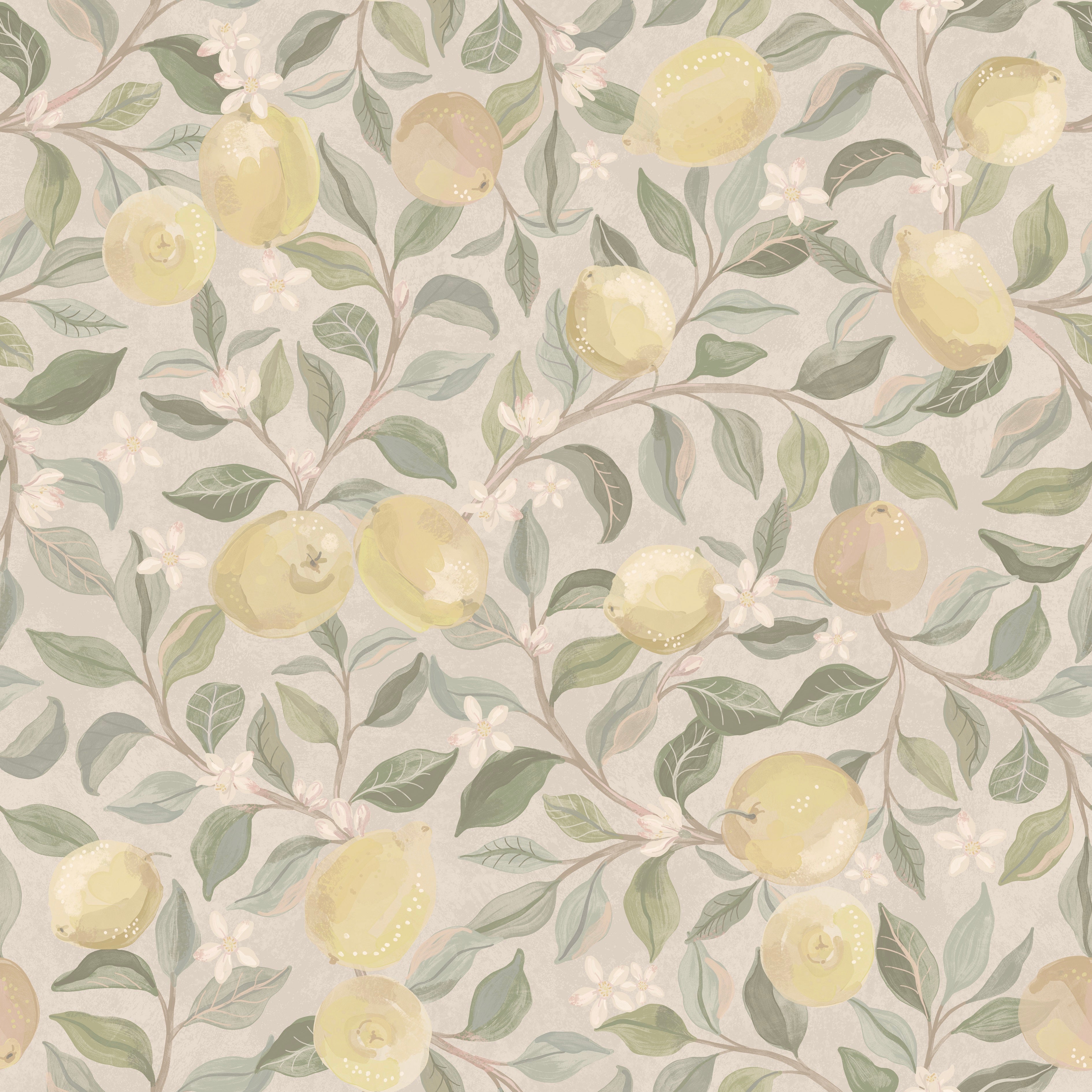 Luscious Lemons - Pearl Stucco