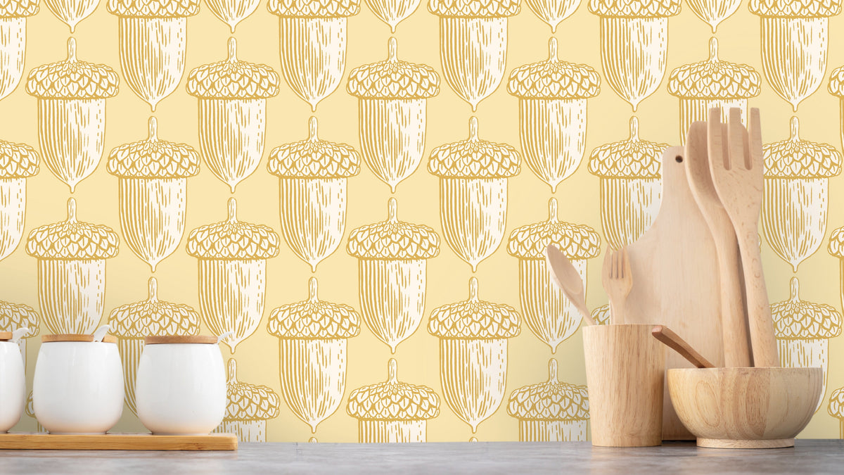 Reval Wallpaper Acorn Honey – kvalitetsprodukt för ett vackrare och mer hållbart hem