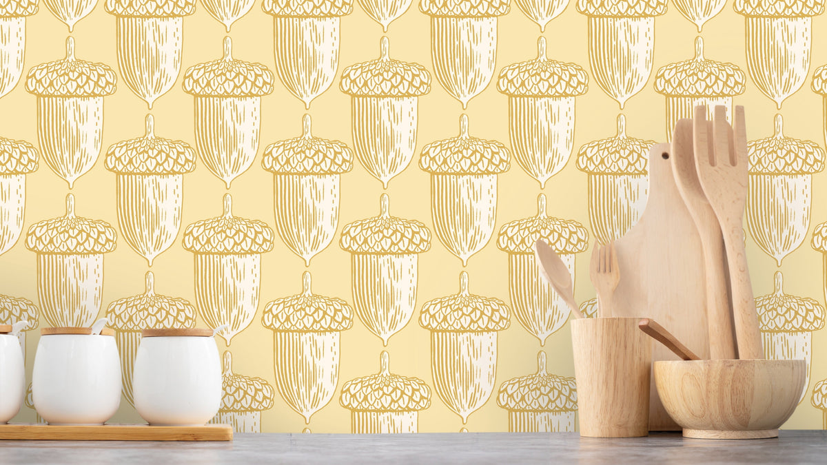 Reval Wallpaper Acorn Honey – kvalitetsprodukt för ett vackrare och mer hållbart hem