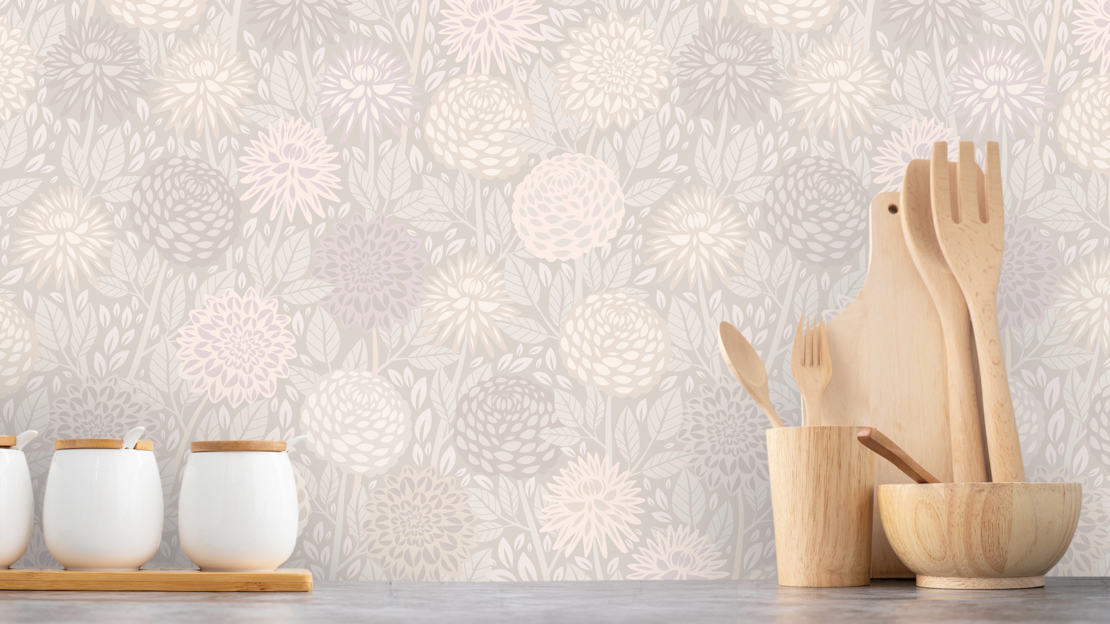 Dahlia Dream - Varm Beige