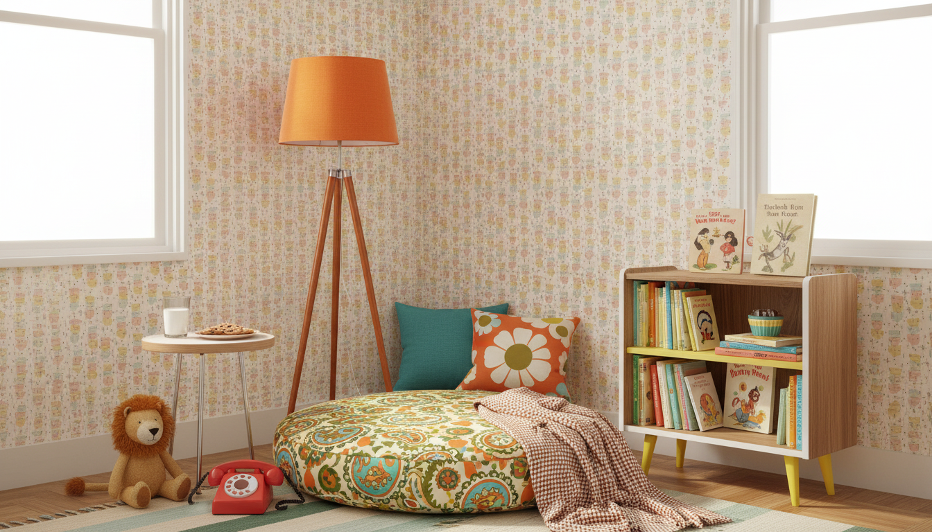 Showtime - Martini - Retrotapet med lekfull charm