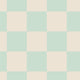 Checkers - Mint - Wallpaper with a checkered pattern in green and beige