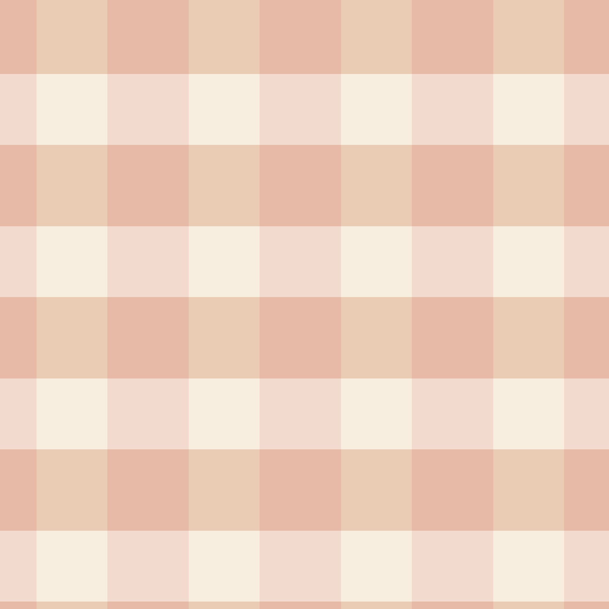Reval Wallpaper Gingham - Peach - Klassisk tapet med rutmönster i persika – högkvalitativ tapet för en personlig och harmo...