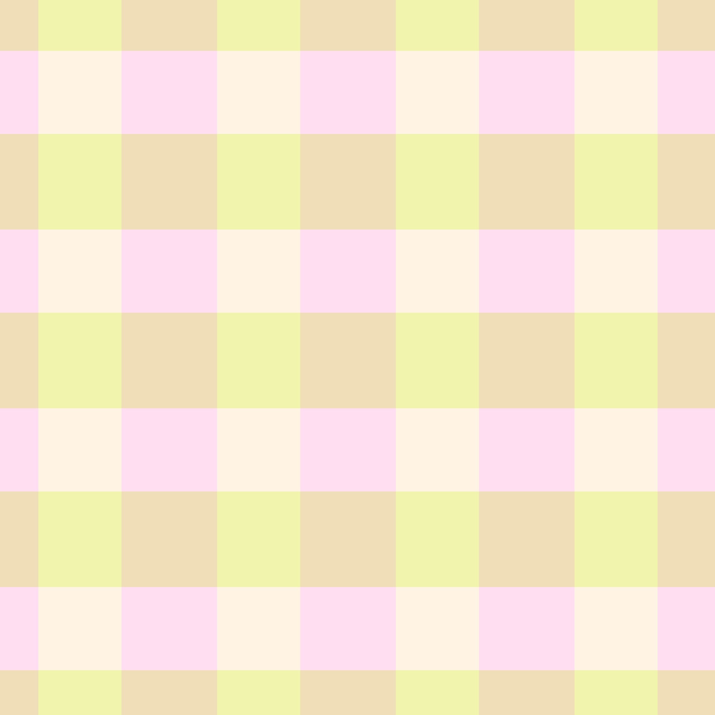 Reval Wallpaper Gingham - Cupcake - Klassisk tapet med rutmönster i rosa och gult – högkvalitativ tapet för en personlig o...