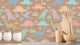 Pastel Dinosaurs - Brown