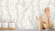 Linnea Borealis - Mild - Classic Swedish floral wallpaper in a gray tone