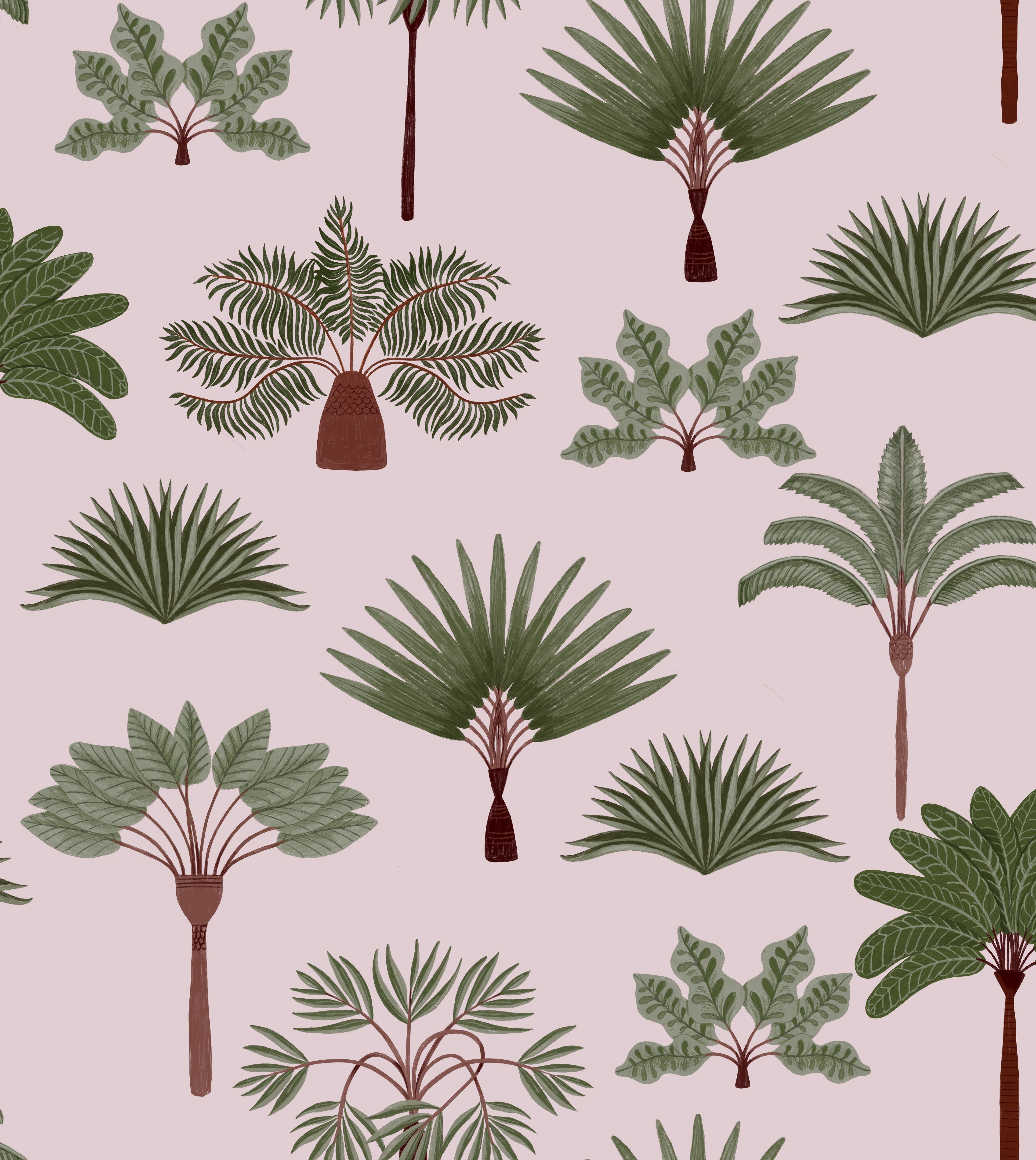 Reveal Tapet Palm Trees