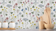 Summer Meadow - Dawn – Natural wallpaper with wild flowers and plants in a colorful design