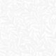 Boughs - White - Elegant wallpaper with hand-drawn leaves in white and grey