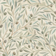 Olivia Half Drop - Olivia - Classic wallpaper with olive branches in natural tones