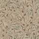 Olivia Half Drop - Terracotta - Elegant wallpaper with olive branches in a Mediterranean style