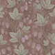 Trailing Hops - Brown – Warm botanical wallpaper with hop tendrils