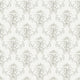 Spring Crocus - Grey – Scandinavian Greyscale Floral Wallpaper
