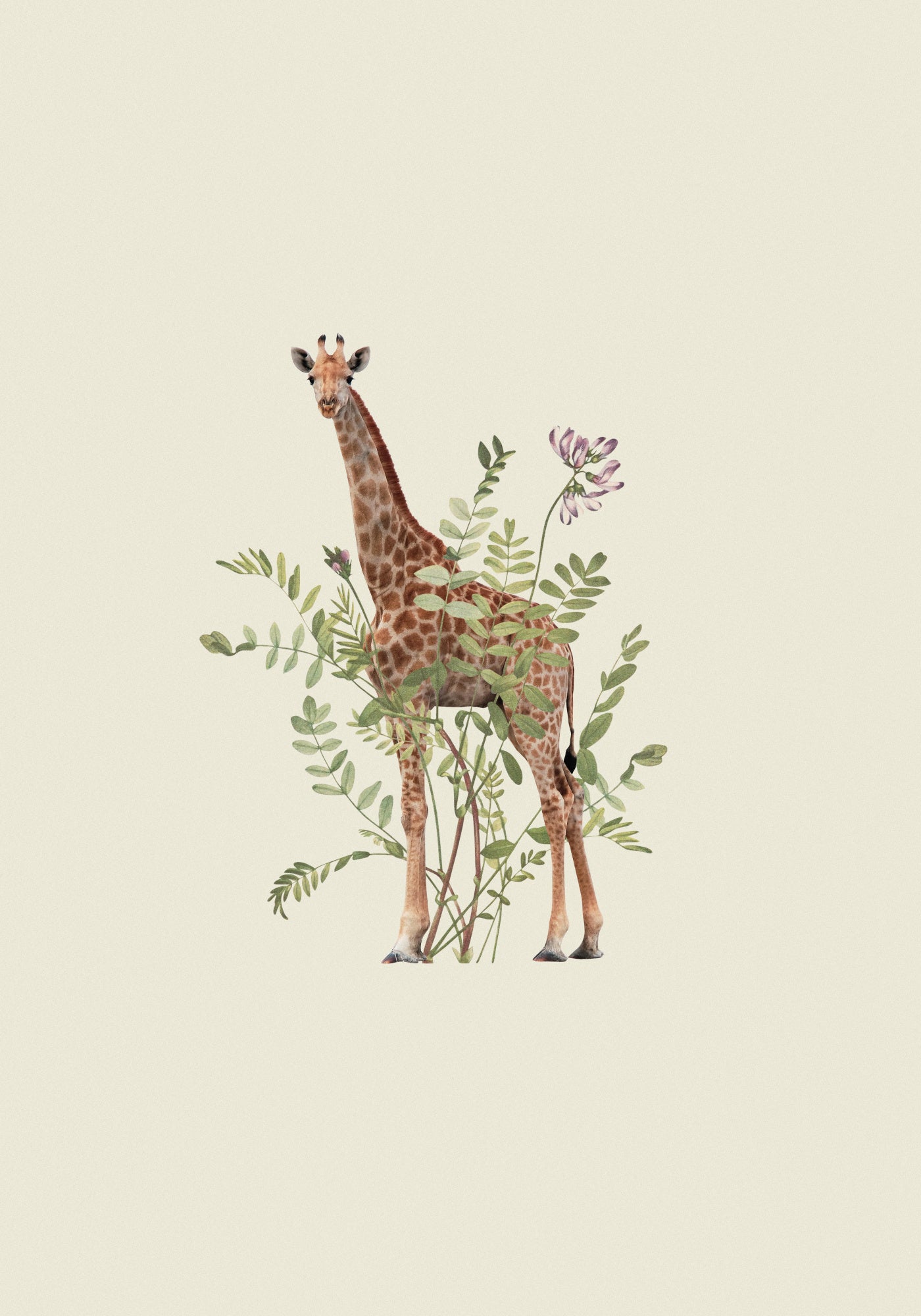 Floral giraffe