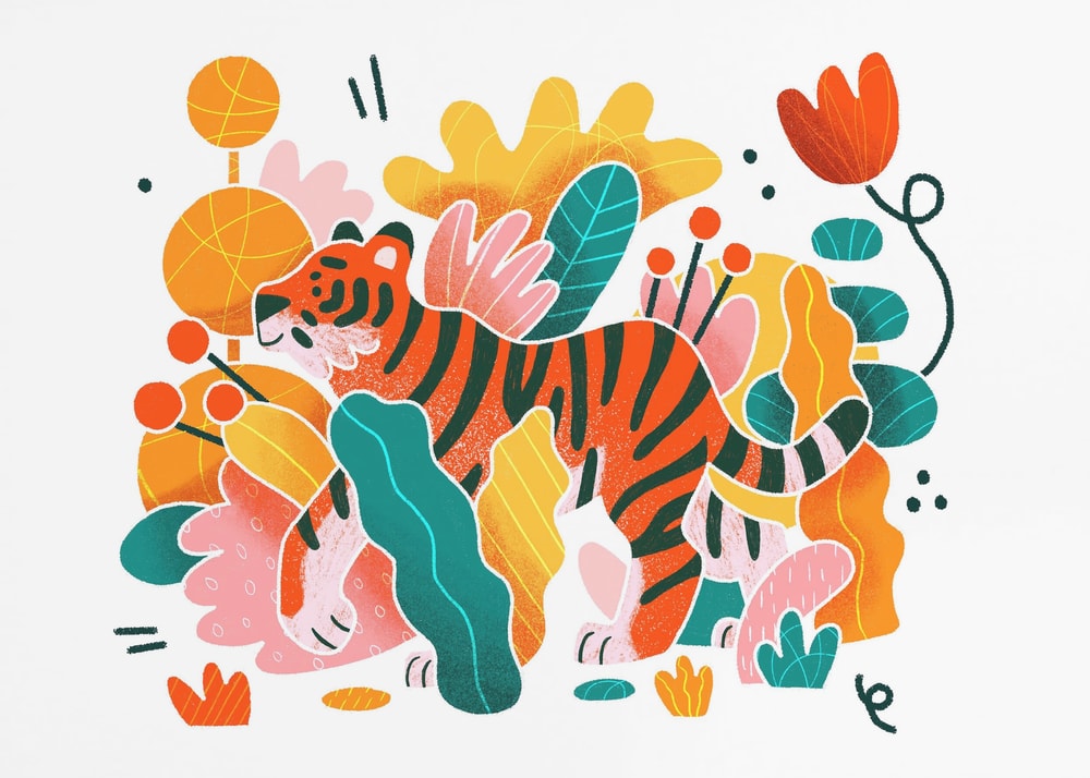 Vibrant Jungle Tiger