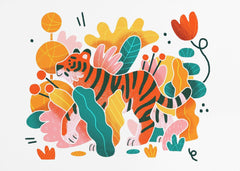 Vibrant Jungle Tiger