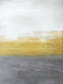 Wall mural Gray and Gold – fototapet med unikt motiv som skapar en inspirerande fondvägg