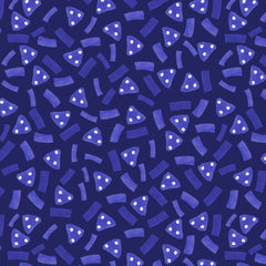 Wall mural Geometric Marks Navy Blue On Navy – fototapet med unikt motiv som skapar en inspirerande fondvägg