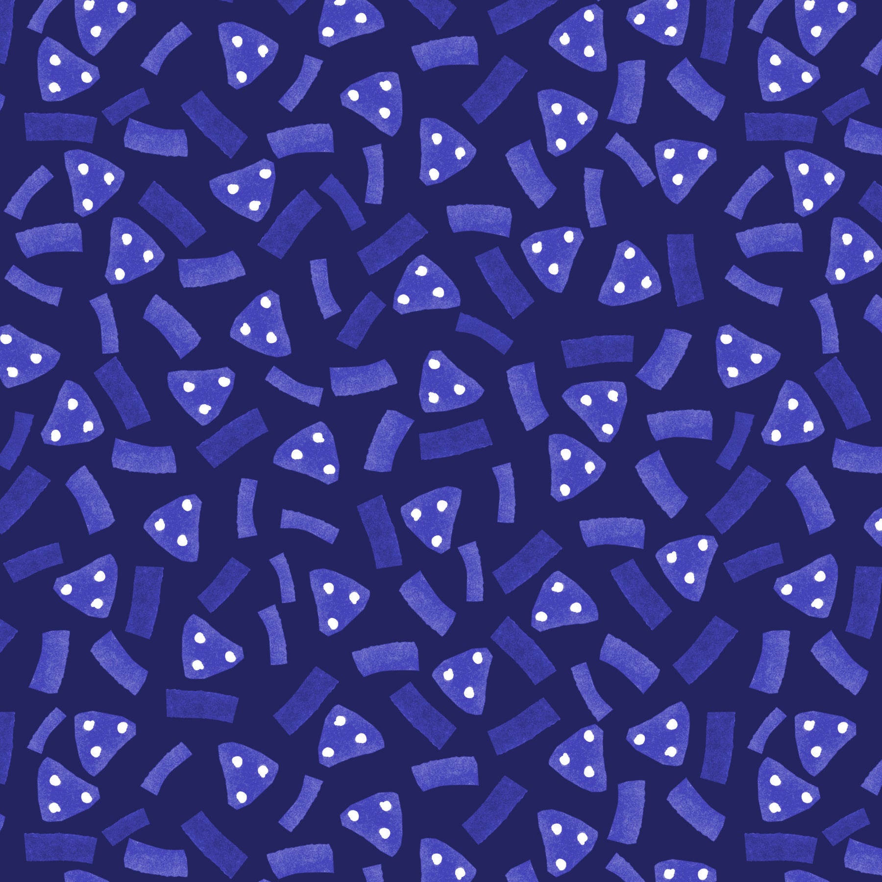 Geometriska Märken Marinblå På Marin