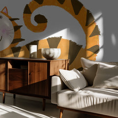 Friendly Cartoon Tiger